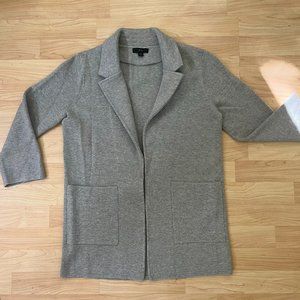 J.Crew Sophie Open-Front Sweater-Blazer Gray XS (J0244)